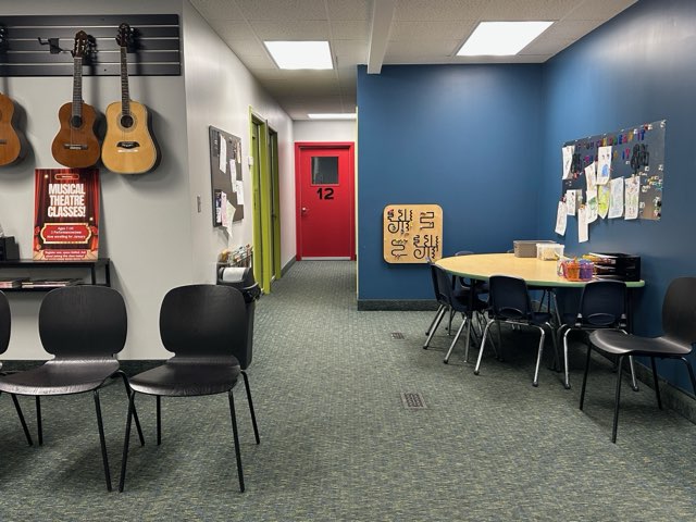 Music Academy Waiting Area in Grand Rapids